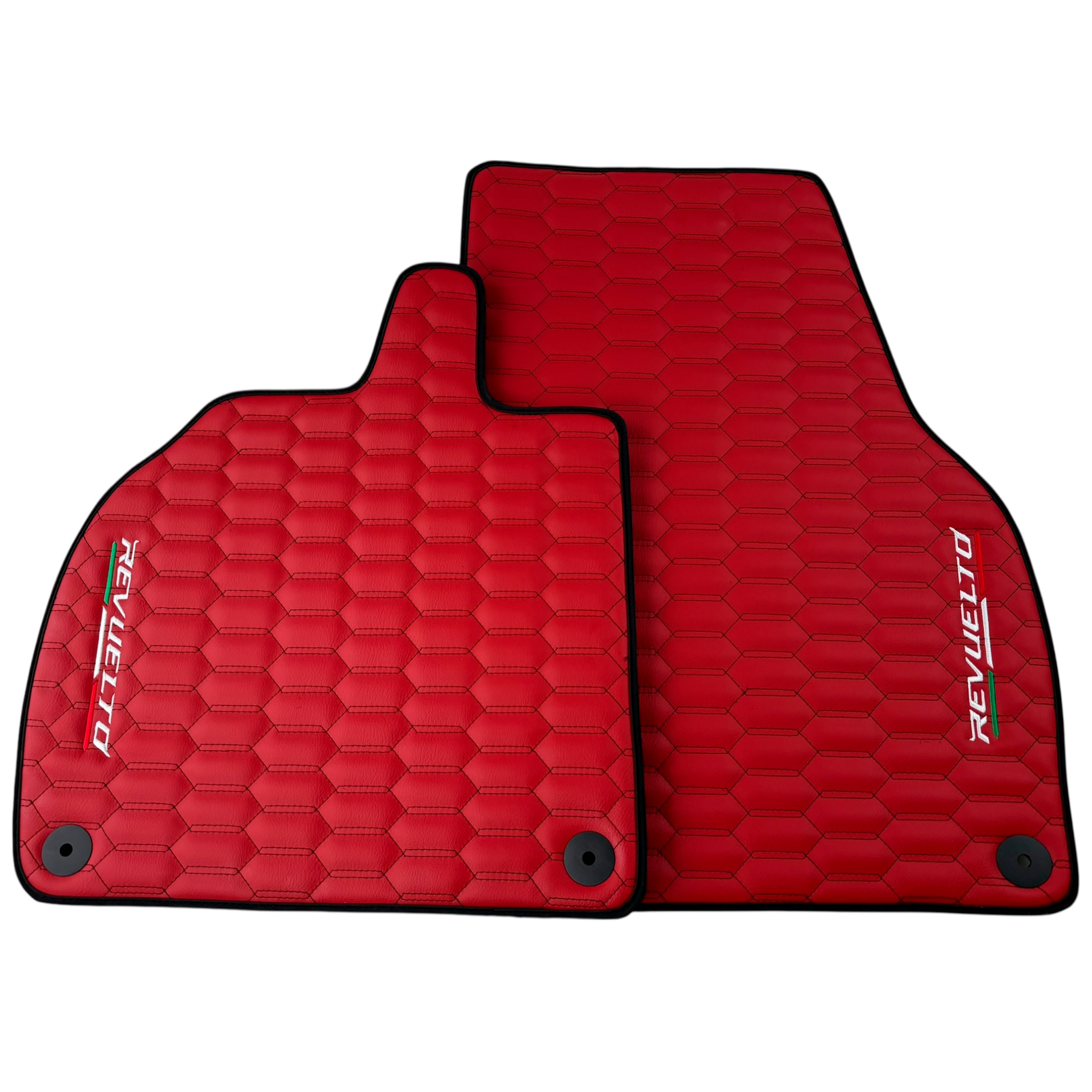 Black Carbon Fiber Floor Mats for Lamborghini Revuelto | 2024-2025