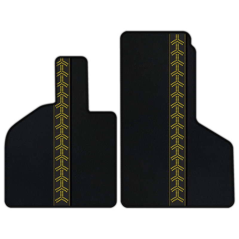 Customizable Leather Floor Mats with AW44 Pattern for Lamborghini Huracan EVO (2019-2024)