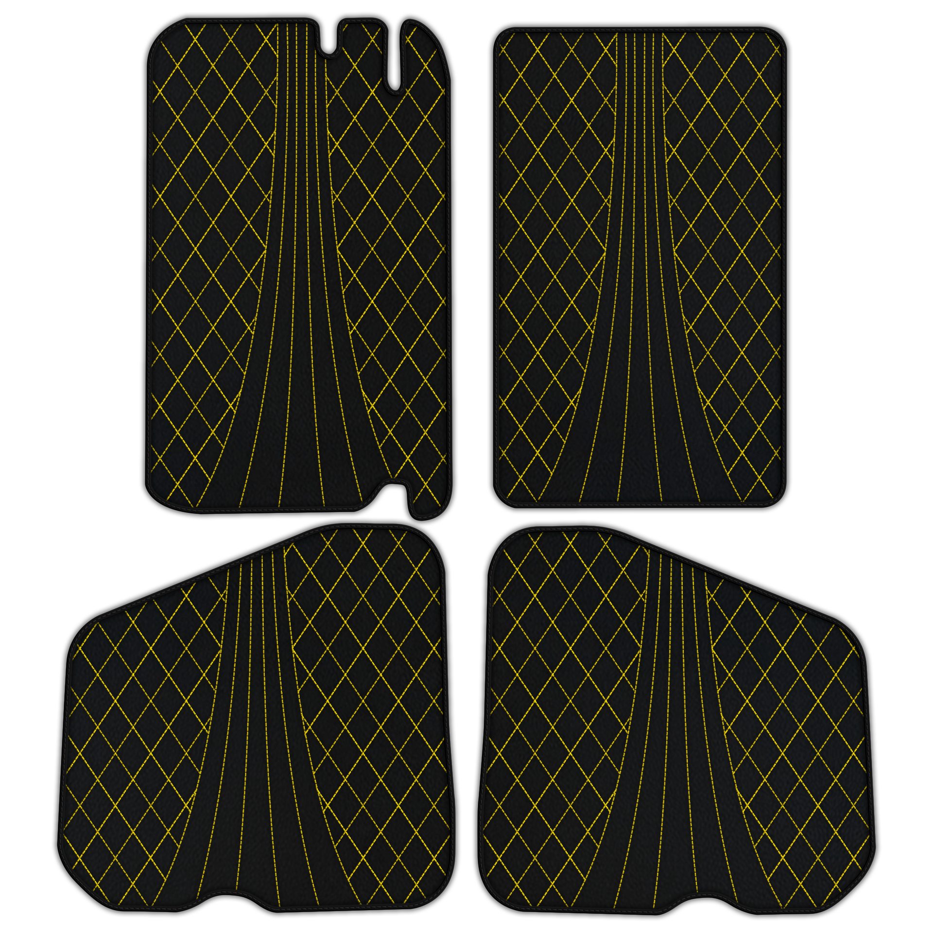Custom Leather Floor Mats for Rolls Royce Shadow (1965-1977)
