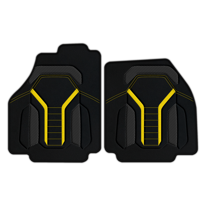 Customizable Leather Floor Mats with AW47 Pattern for Ferrari 488 Pista Spider (2019-2021)