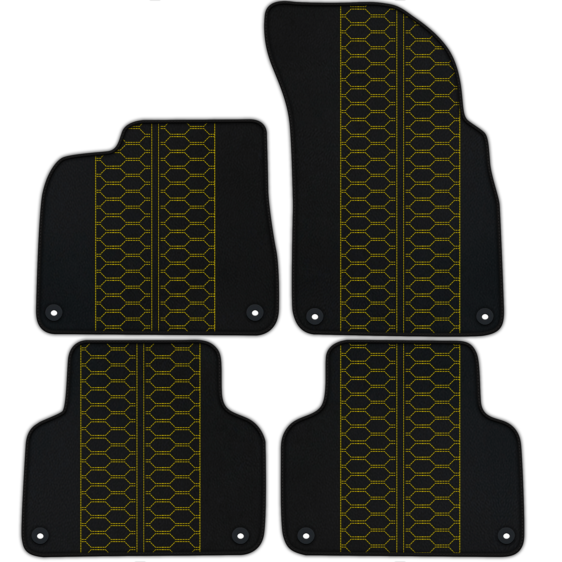Custom Leather Floor Mats for Audi RS 3 8V - AD1 Pattern (2015-2020)