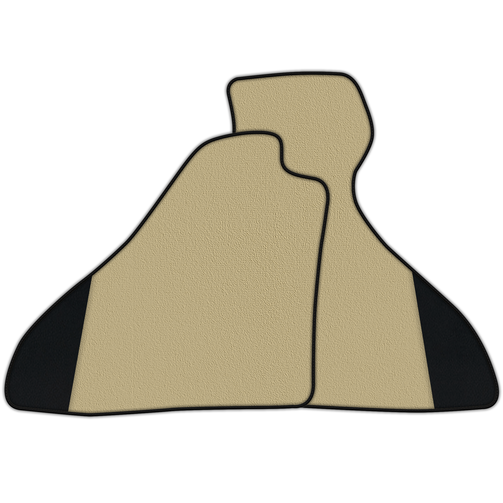 Customizable Floor Mats From Carpet With Leather for Ferrari Mondial Mondial Convertible (1983-1993)