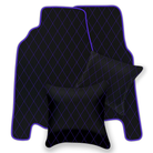 Premium Black Leather Floor Mats for Ferrari 458 Italia (2009-2015)