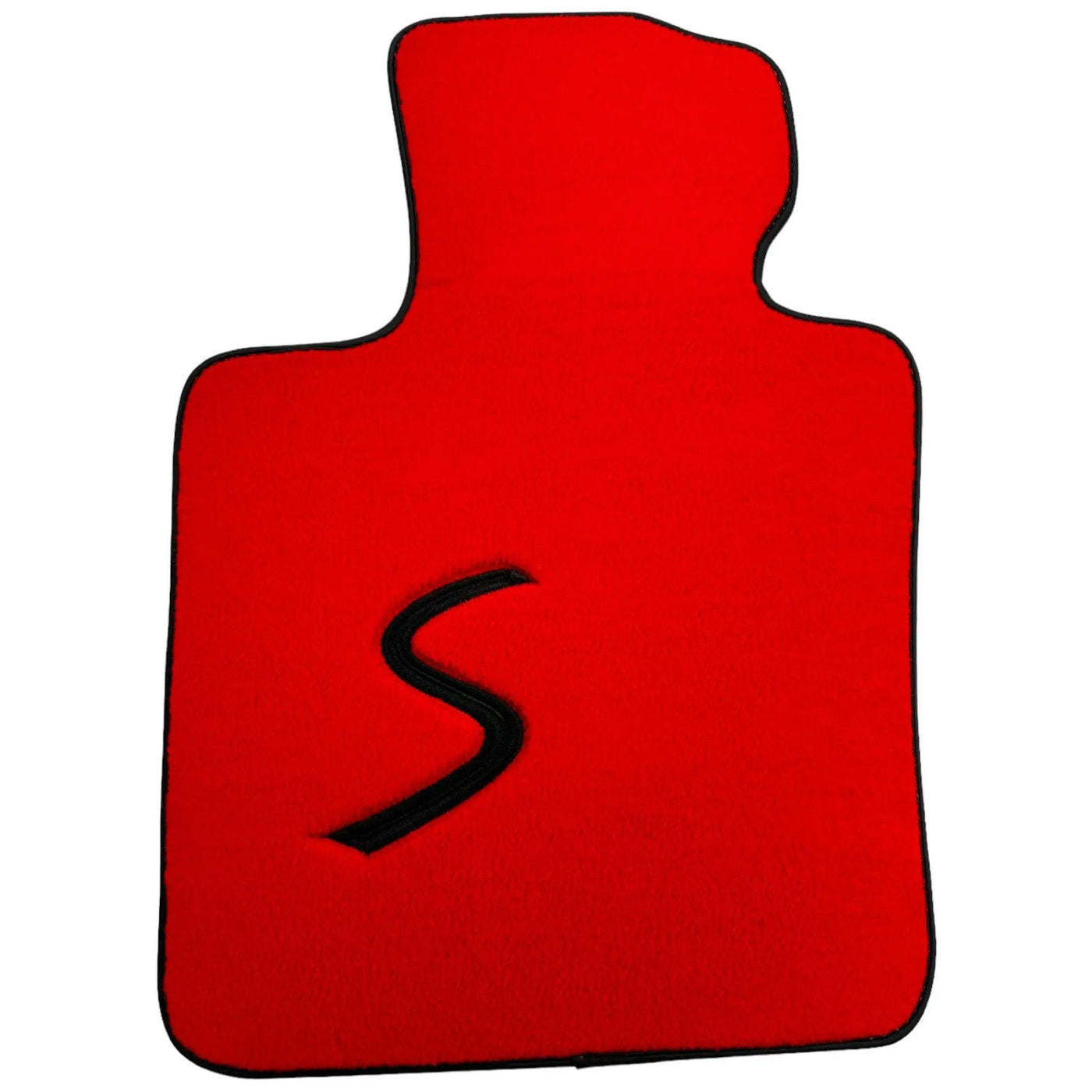 Red Floor Mats for Mini Cabrio R52 Convertible (2004-2009) - AutoWin