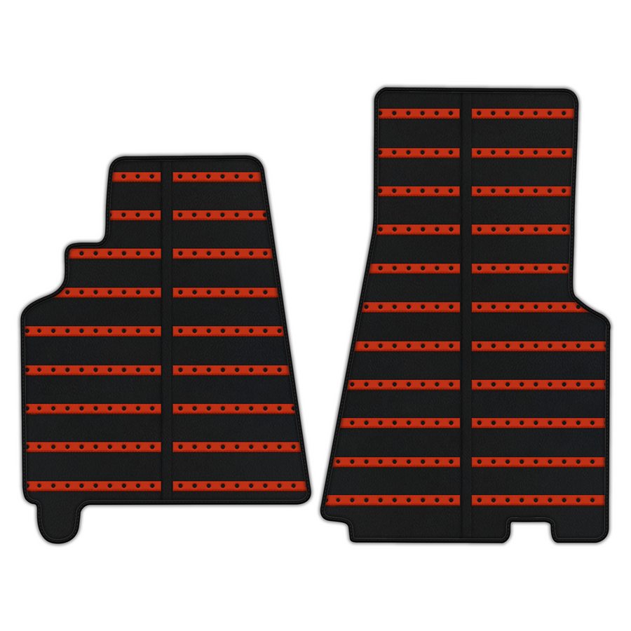 Premium Leather Daytona Floor Mats for Ferrari 575M (2002-2006)
