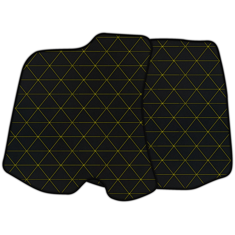Customizable Leather Floor Mats with Triangle's Pattern for Ferrari Portofino (2018–2023)