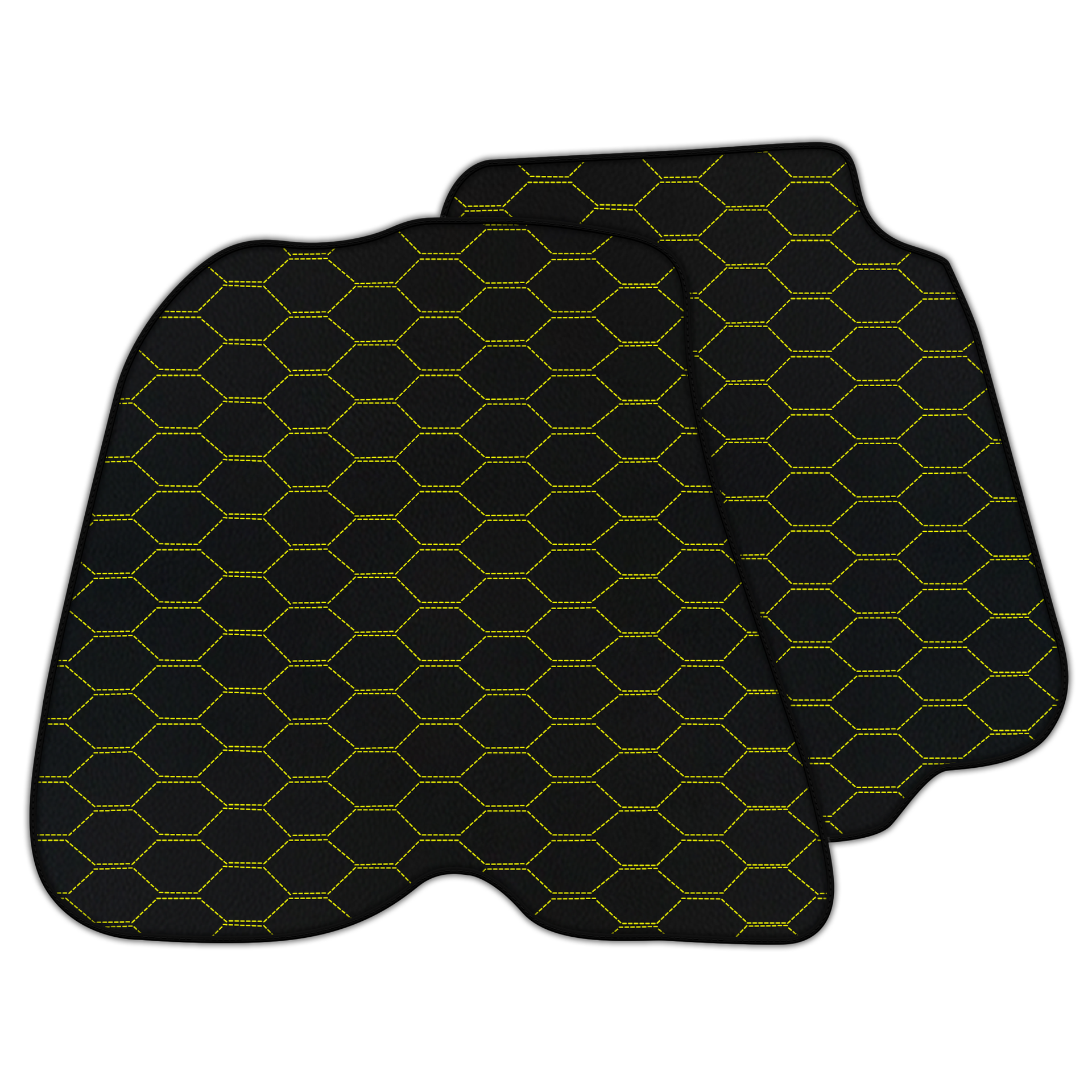 Customizable Leather Floor Mats with Divario Pattern for Ferrari F12 Berlinetta (2012-2022)