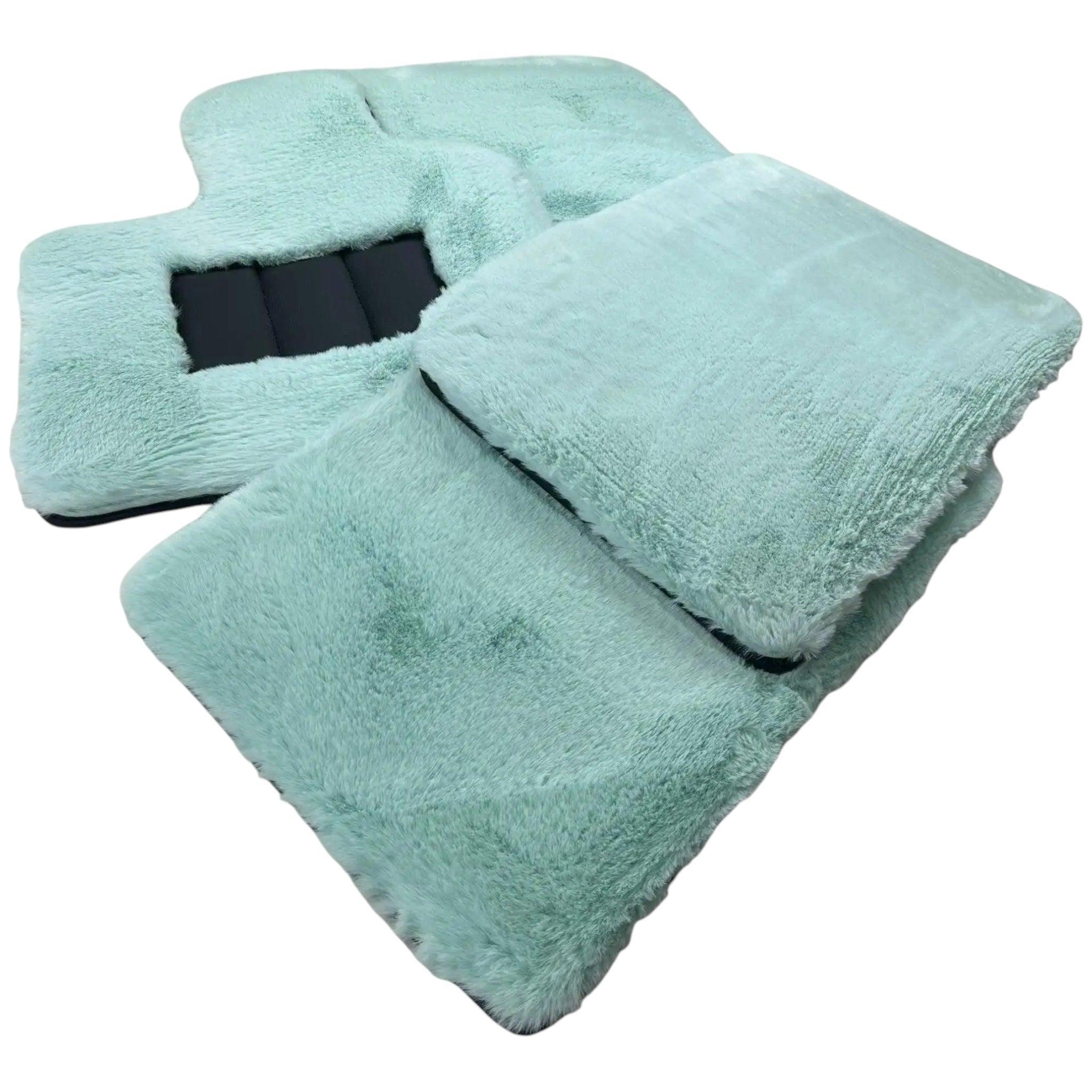 Various Colors of Sheepskin Floor Mats Tailored for the Alfa Romeo Giulia (1962-1978) - AutoWin