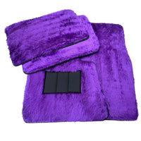 Violet Sheepskin Floor Mats for Rolls-Royce Wraith (2013-2023) - AutoWin