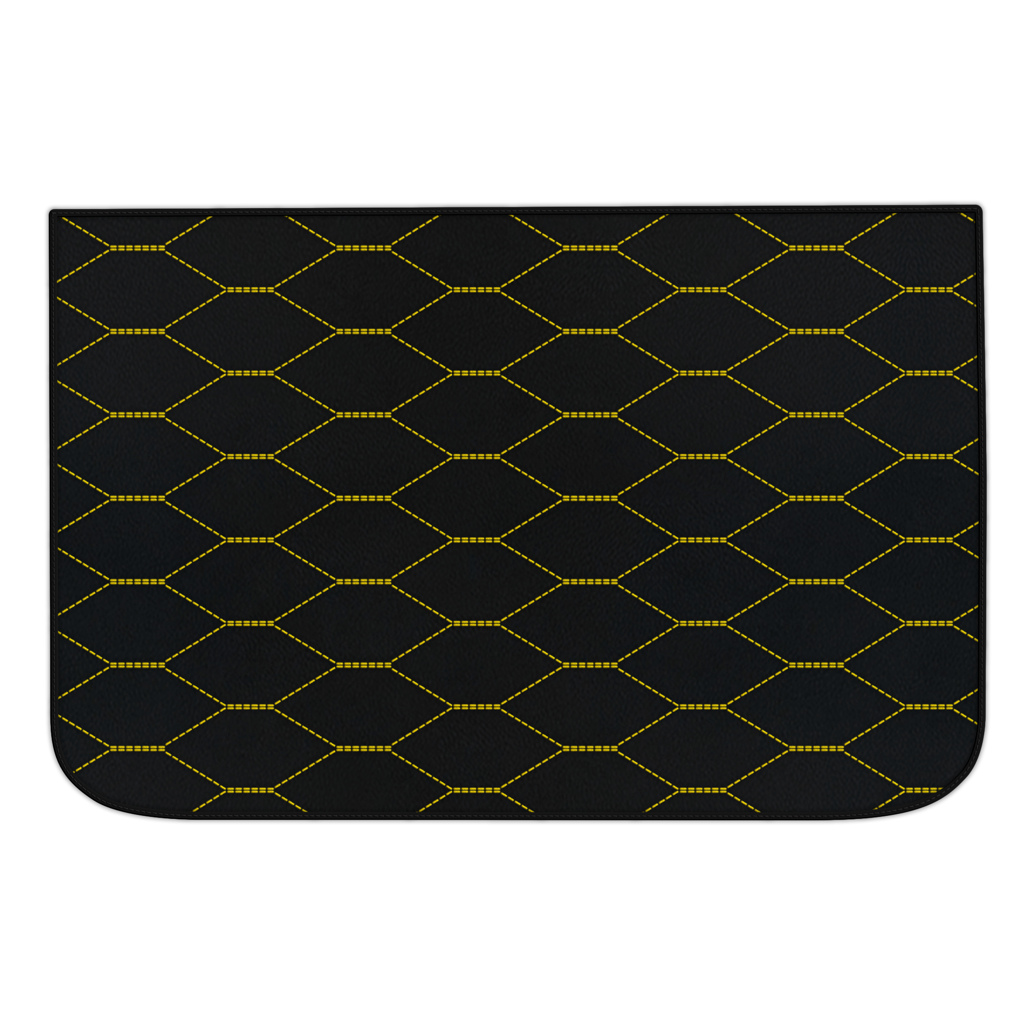 Custom Leather Trunk Mats for Ferrari Portofino | Viper Hex Pattern