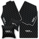 Premium Black Leather Floor Mats for Ferrari 458 Spider (2012-2015)