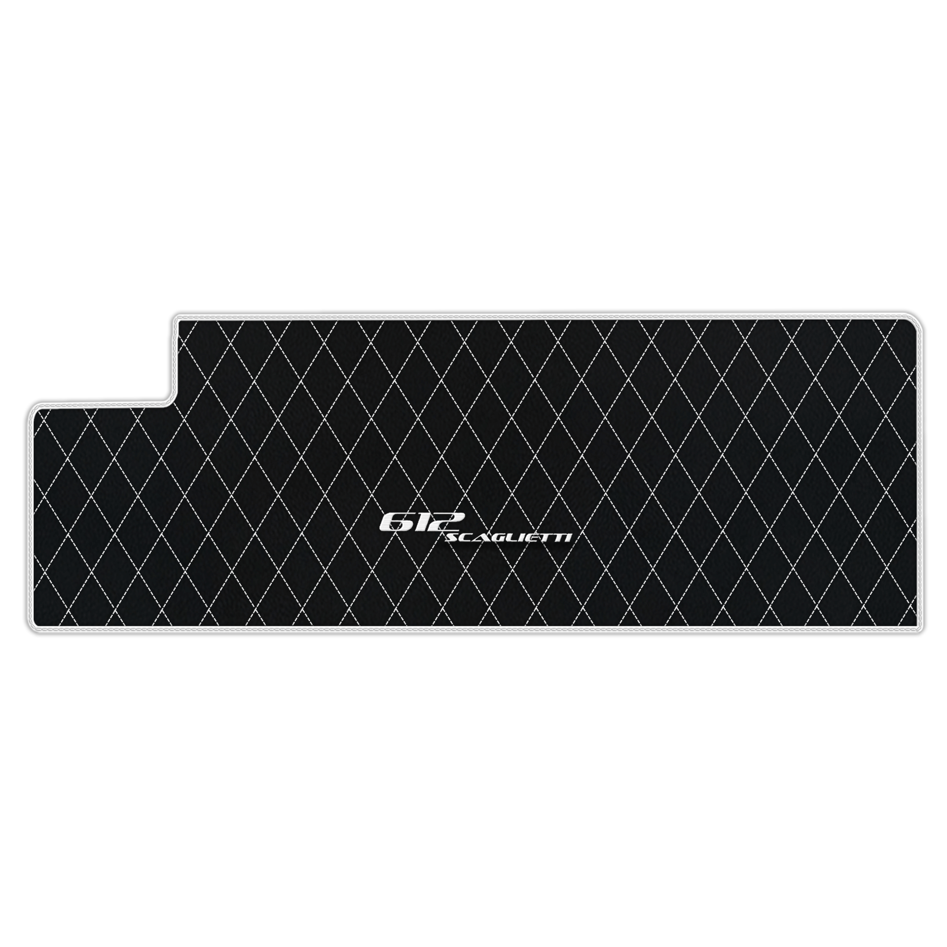 Luxury Black Leather Floor Mats for Ferrari 612 Scaglietti (2005-2011)