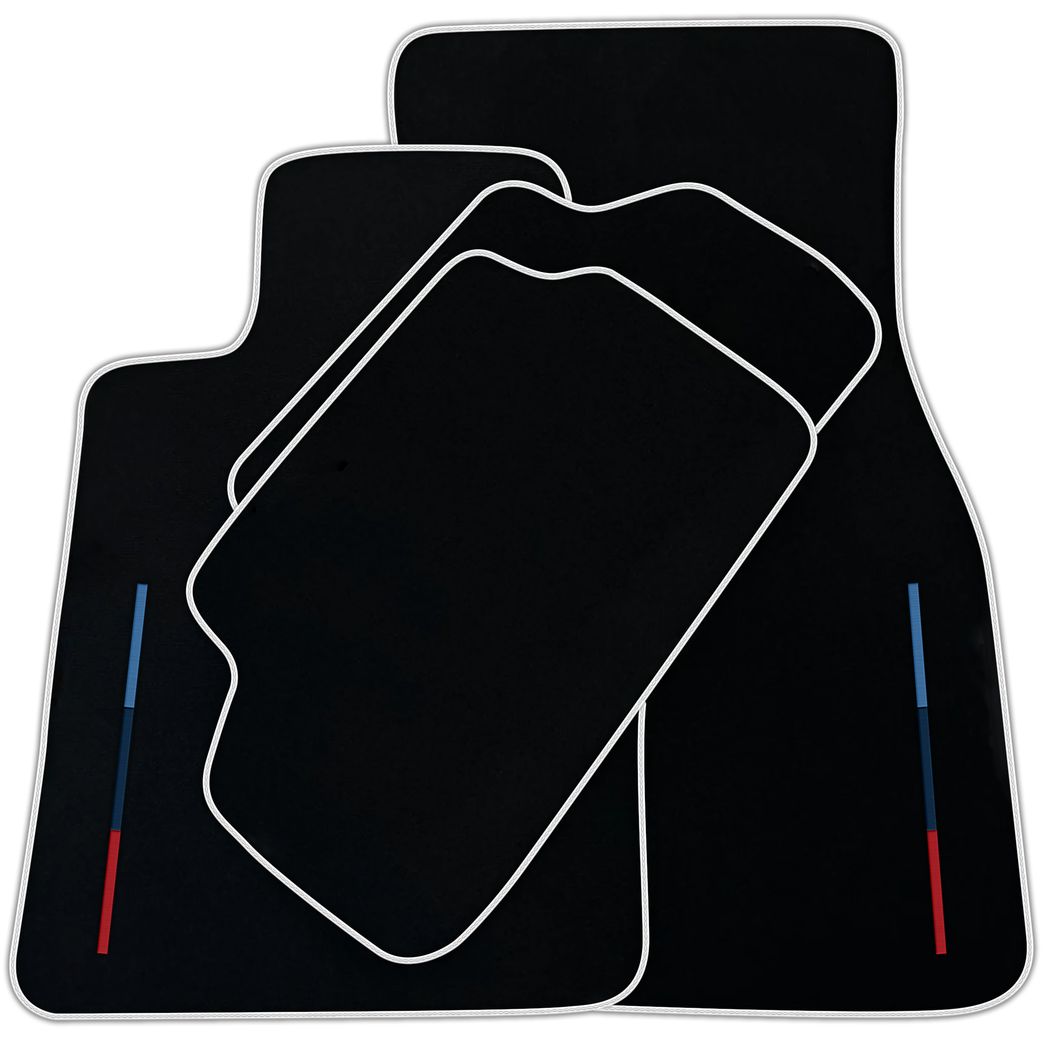 Black Floor Mats For BMW 3 Series E90 Tailored Set | Various Trim Colors