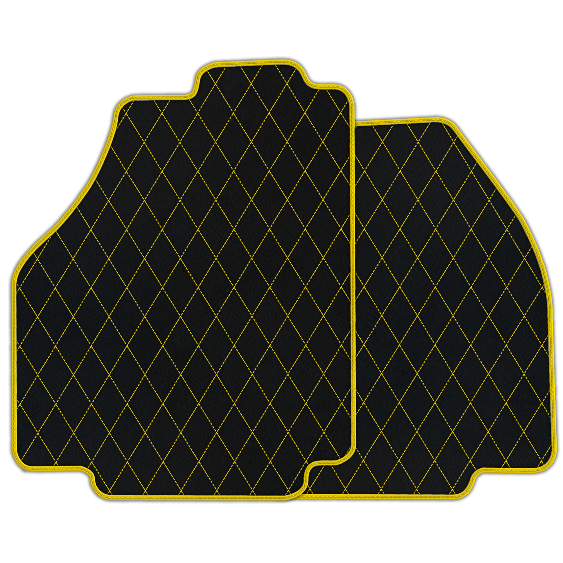 Premium Black Leather Floor Mats for Ferrari 488 Spider (2016-2022)