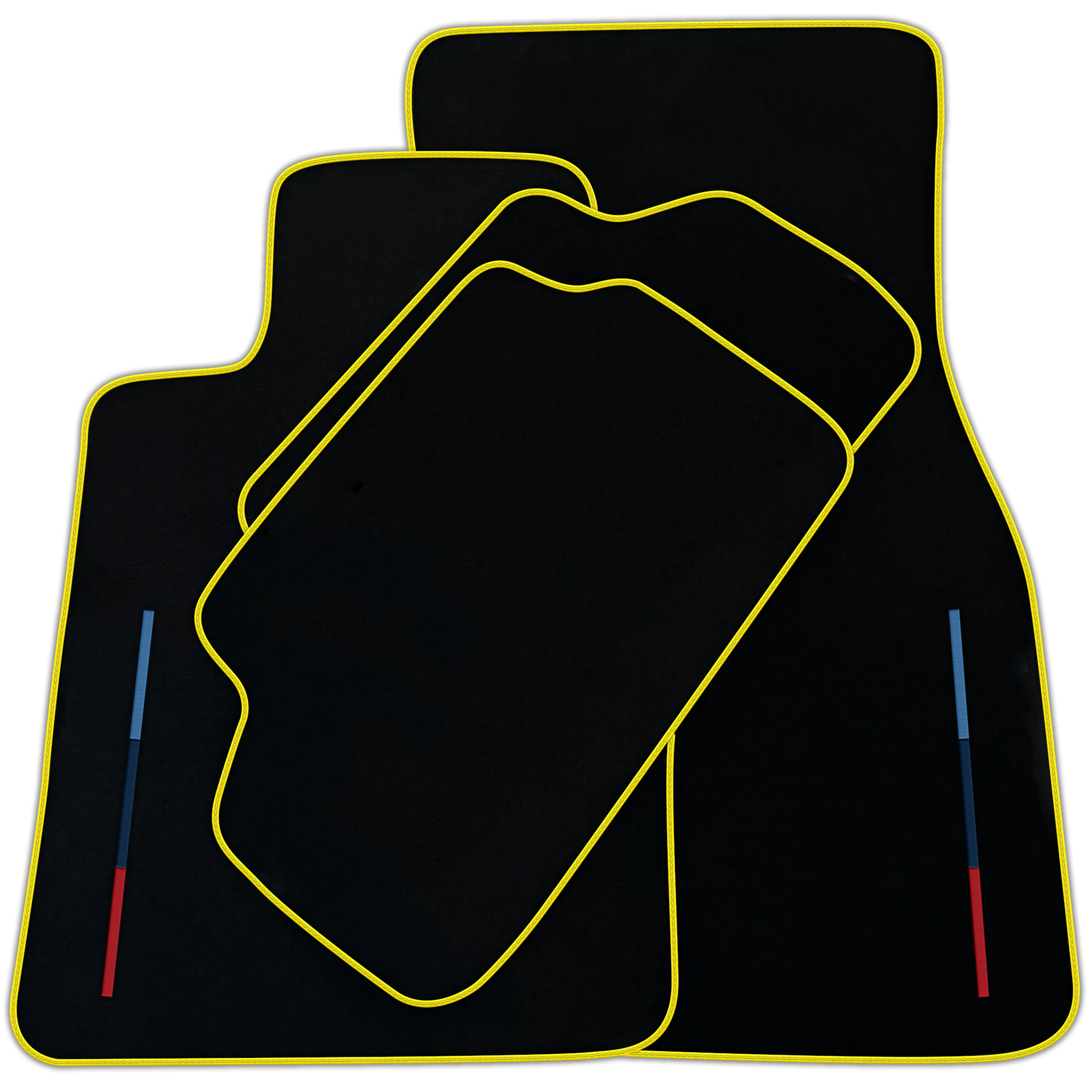 Black Floor Mats For BMW 3 Series E90 Tailored Set | Various Trim Colors
