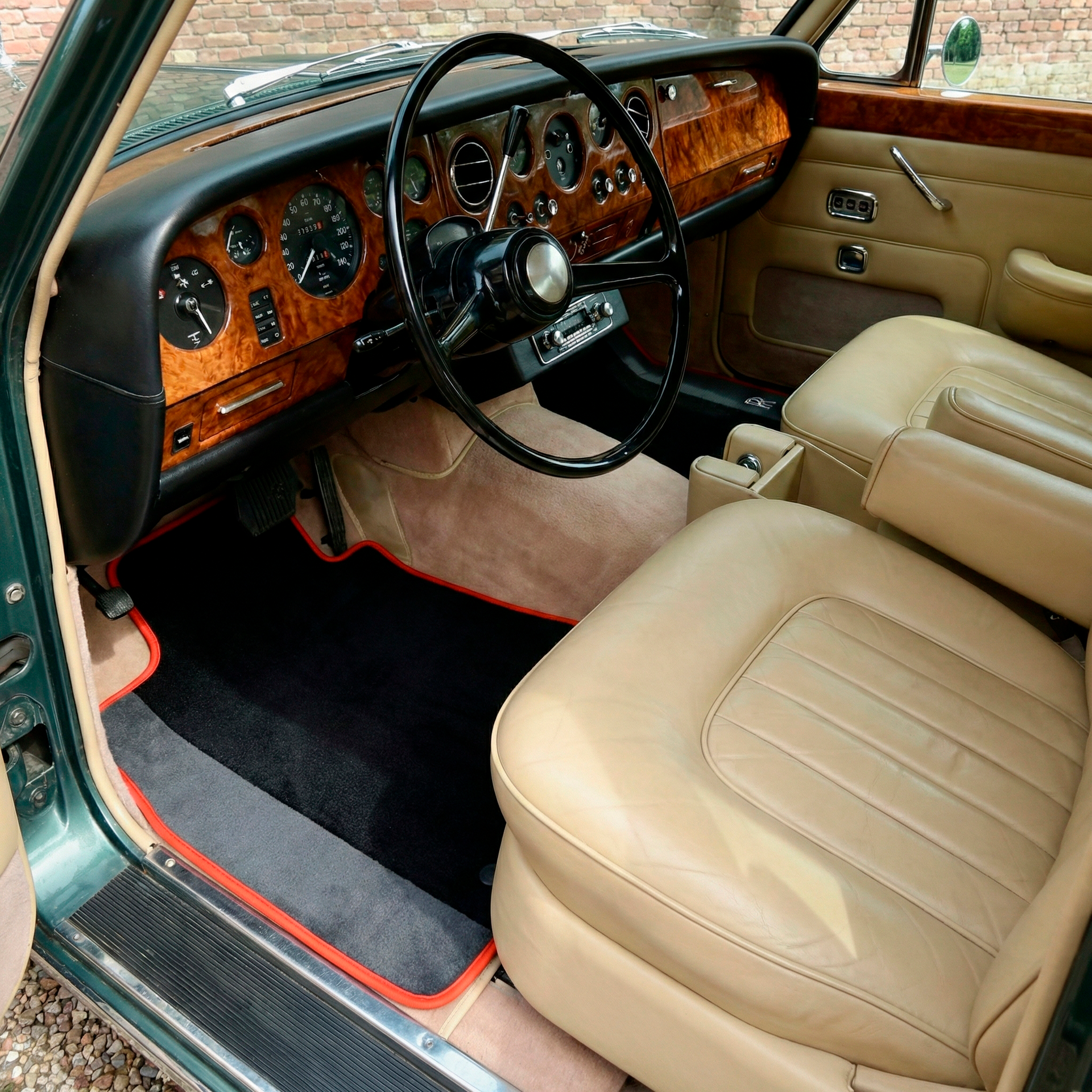 Leather Floor Mats For Rolls Royce Shadow 1965-1977 Black - AutoWin.EU