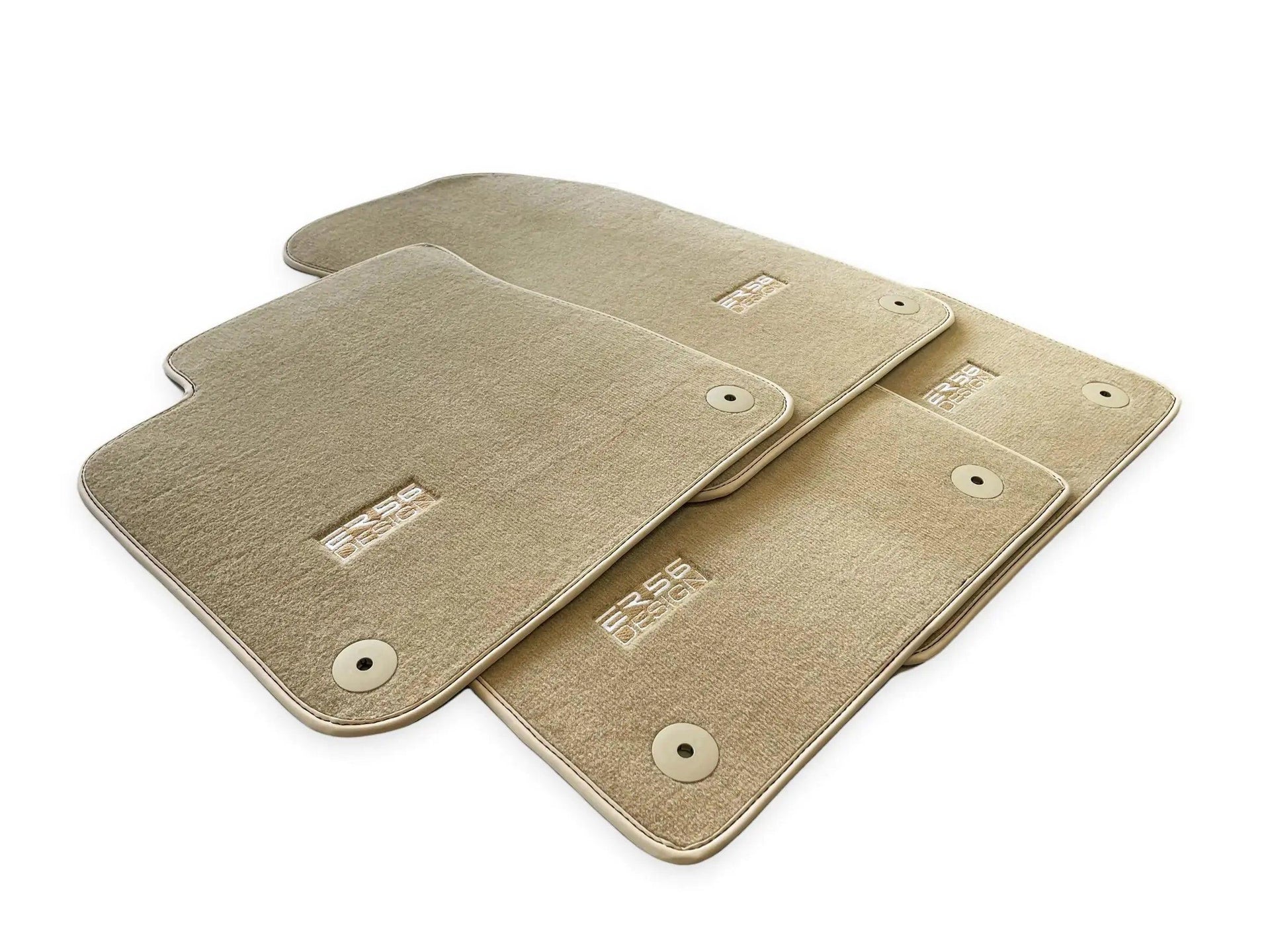 Beige Floor Mats for Audi A3 - 5-door Sportback (2013-2020) | ER56 Design - AutoWin