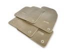 Beige Floor Mats for Audi A5 - F57 Convertible (2017-2020) | ER56 Design - AutoWin
