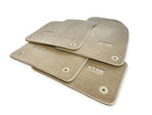 Beige Floor Mats for Audi A5 - F57 Convertible (2017-2020) | ER56 Design - AutoWin
