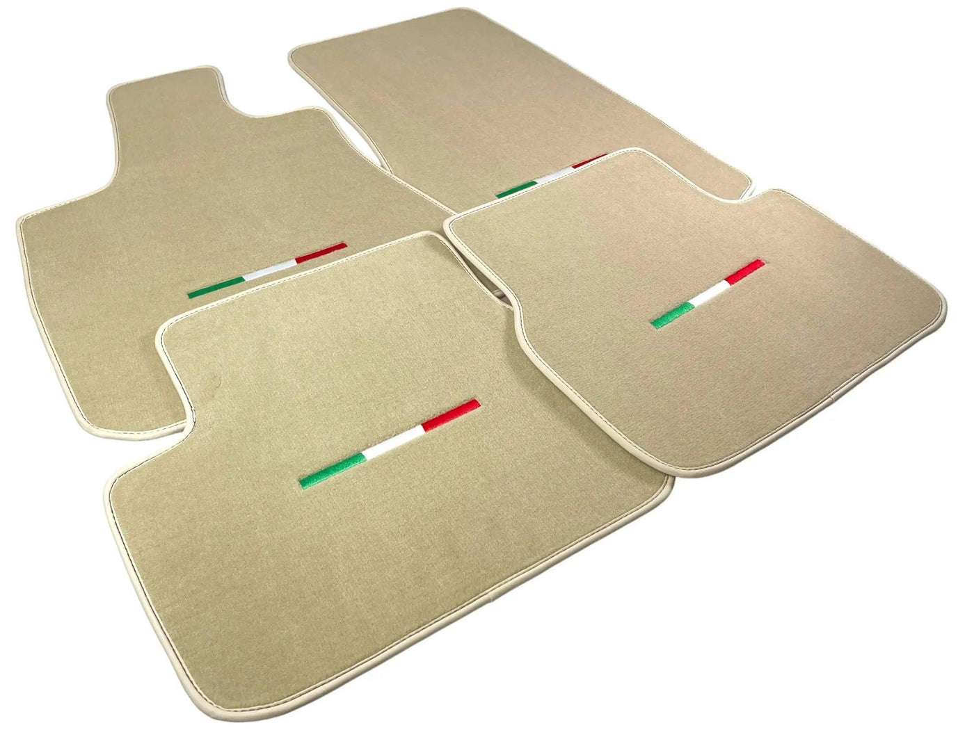 Beige Floor Mats For Maserati Levante (2017-2023) Italy Edition - AutoWin
