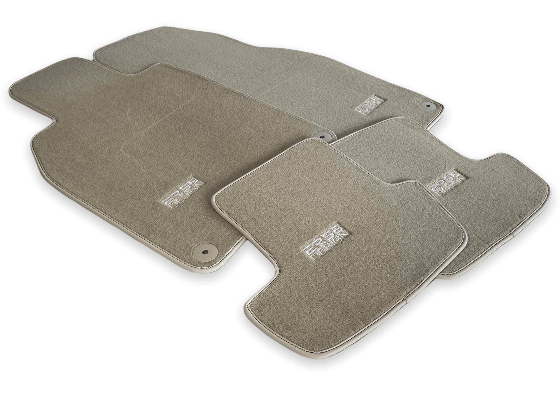 Beige Floor Mats for Porsche 911 - 992 (2019-2024) | ER56 Design - AutoWin