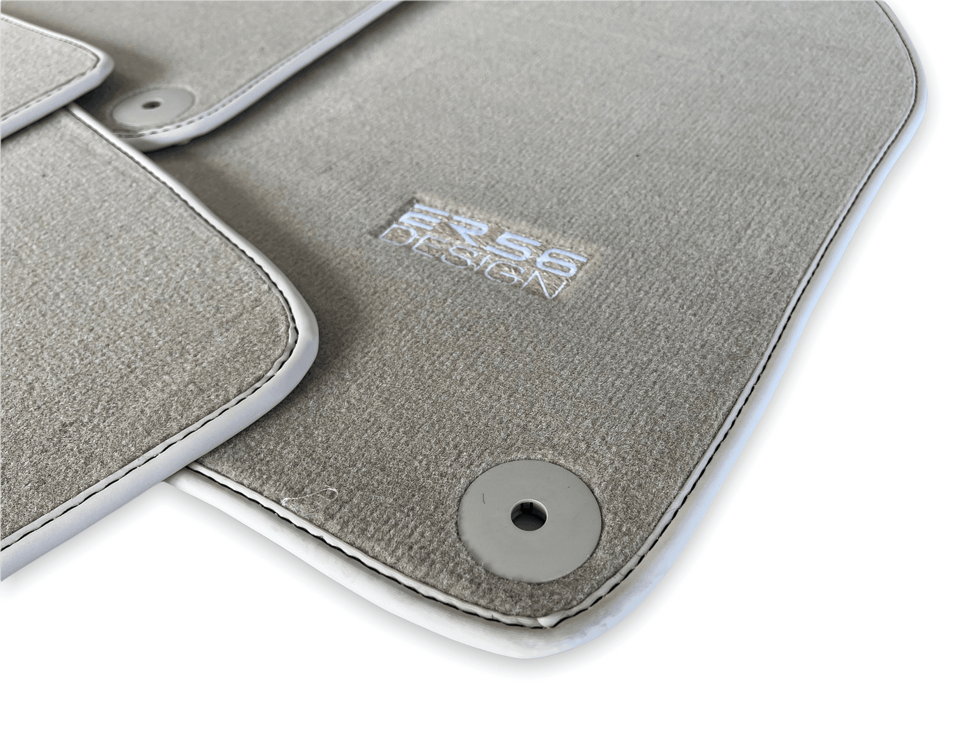 Beige Floor Mats for Porsche Macan (2014-2023) | ER56 Design - AutoWin