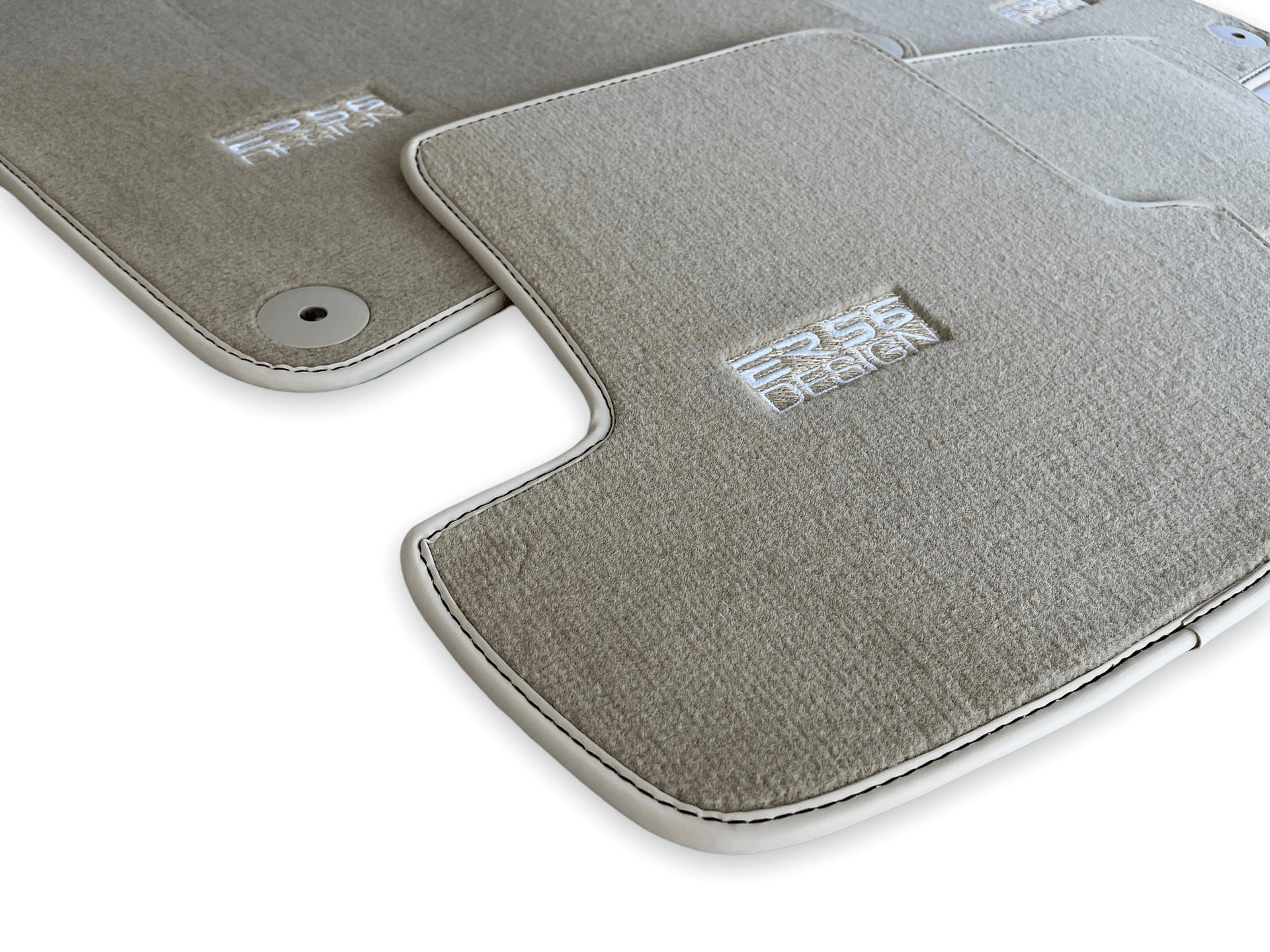 Beige Floor Mats for Porsche Panamera (2017-2023) | ER56 Design - AutoWin