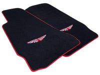 Black Floor Mats For Aston Martin DBX (2020– 2023) | Red Trim - AutoWin
