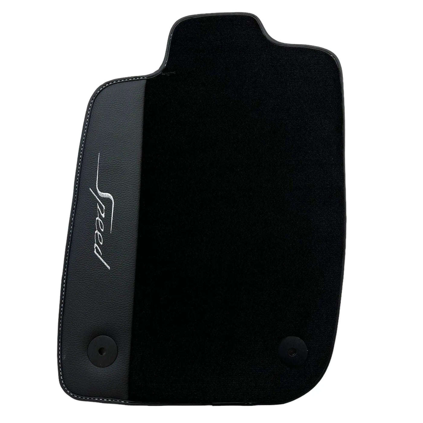 Black Floor Mats For Bentley Continental GT (2018–2023) Speed with Leather - AutoWin