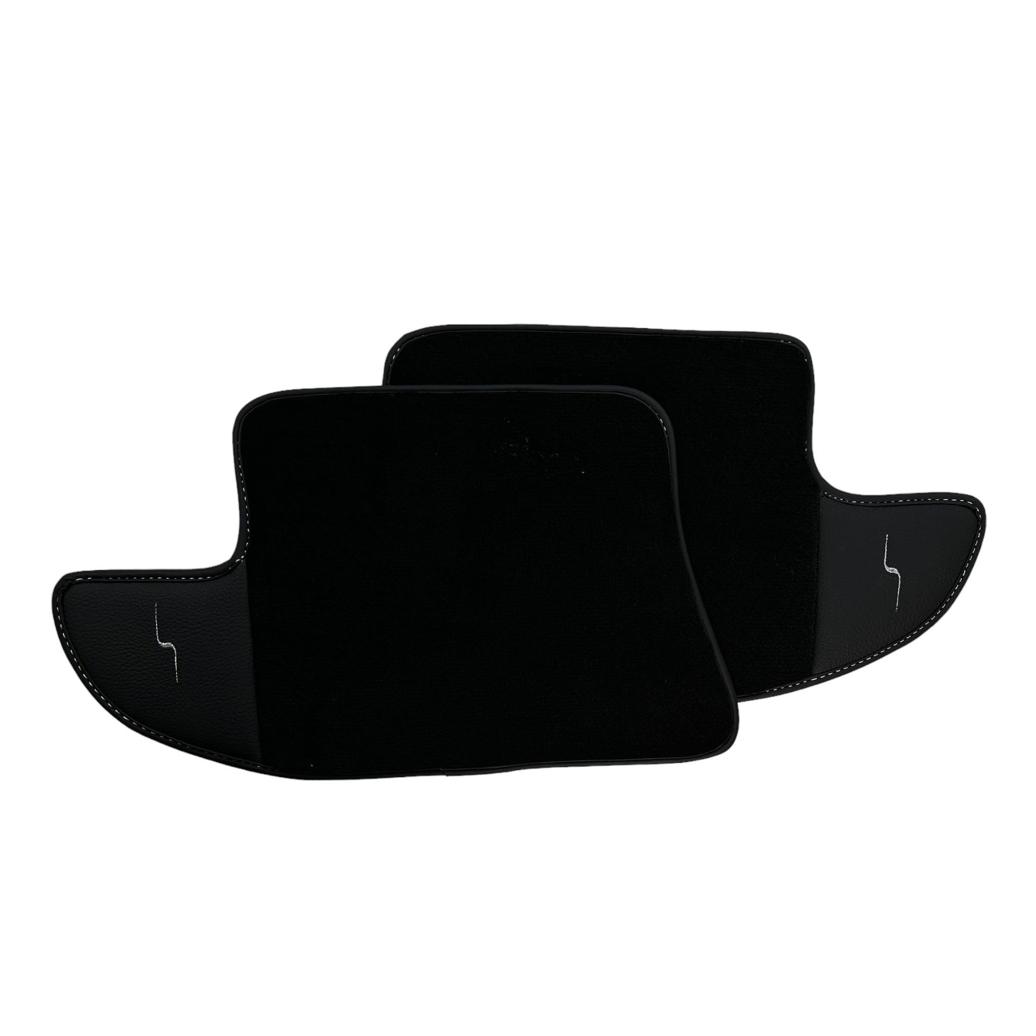 Black Floor Mats For Bentley Continental GT Speed (2011–2018) with Leather - AutoWin