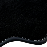 Black Floor Mats for Ferrari 458 Speciale (2012-2015) with Beige Nappa Leather