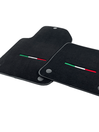Black Floor Mats For Ferrari 612 Scaglietti 2005-2011 Italian Edition - AutoWin