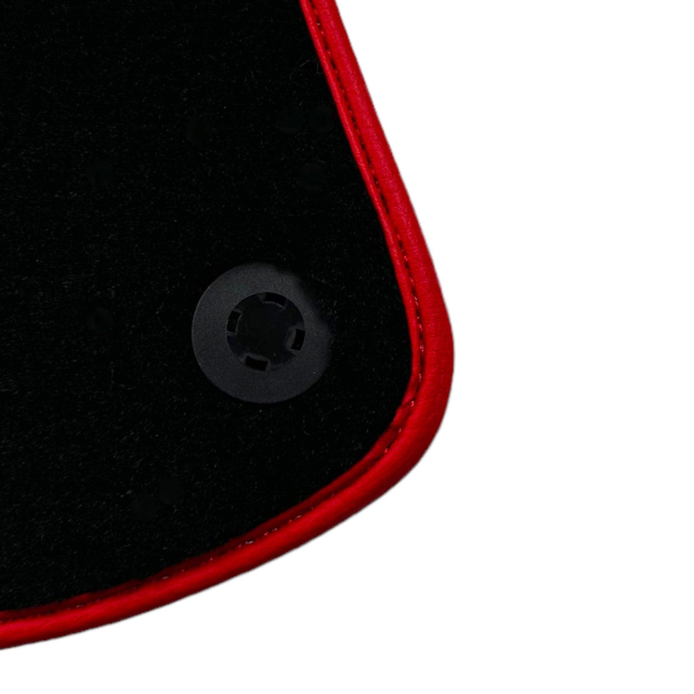 Black Floor Mats for Ferrari Portofino (2018-2023) Italian Edition with Red Trim - AutoWin