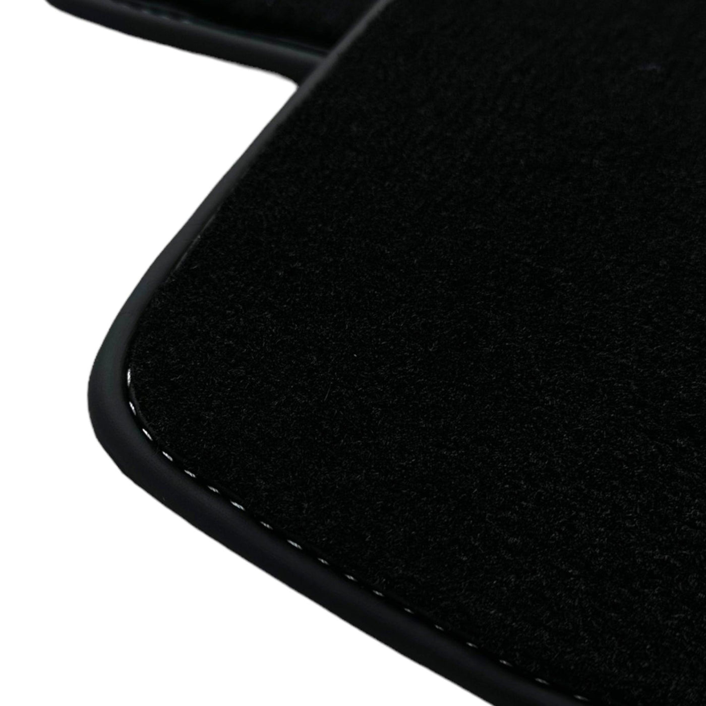 Black Floor Mats For Ford Mustang V (2004-2010) With Pony - AutoWin