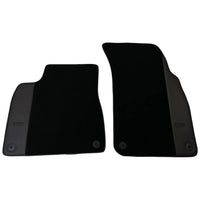 Black Floor Mats for Lamborghini Urus with Dark Brown Leather | ER56 Design - AutoWin