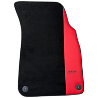 Black Floor Mats for Lamborghini Urus with Red Leather | ER56 Design - AutoWin