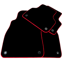 Black Floor Mats for Lamborghini Urus with Red Trim | Right Hand Drive - AutoWin