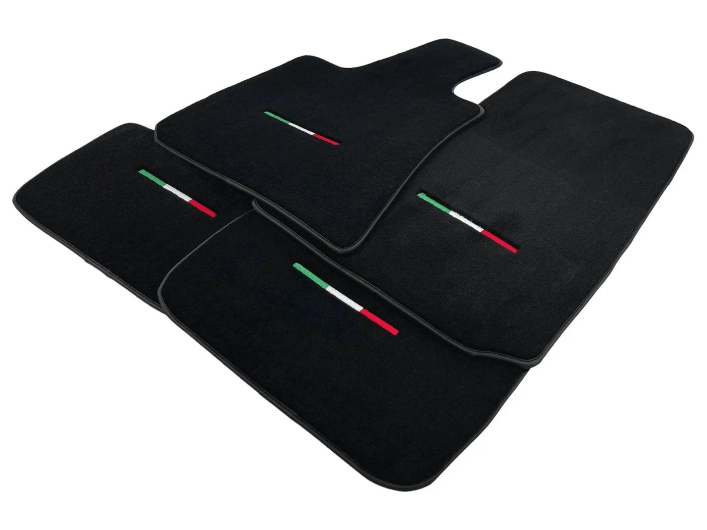 Black Floor Mats For Maserati Levante (2017-2023) Italy Edition - AutoWin