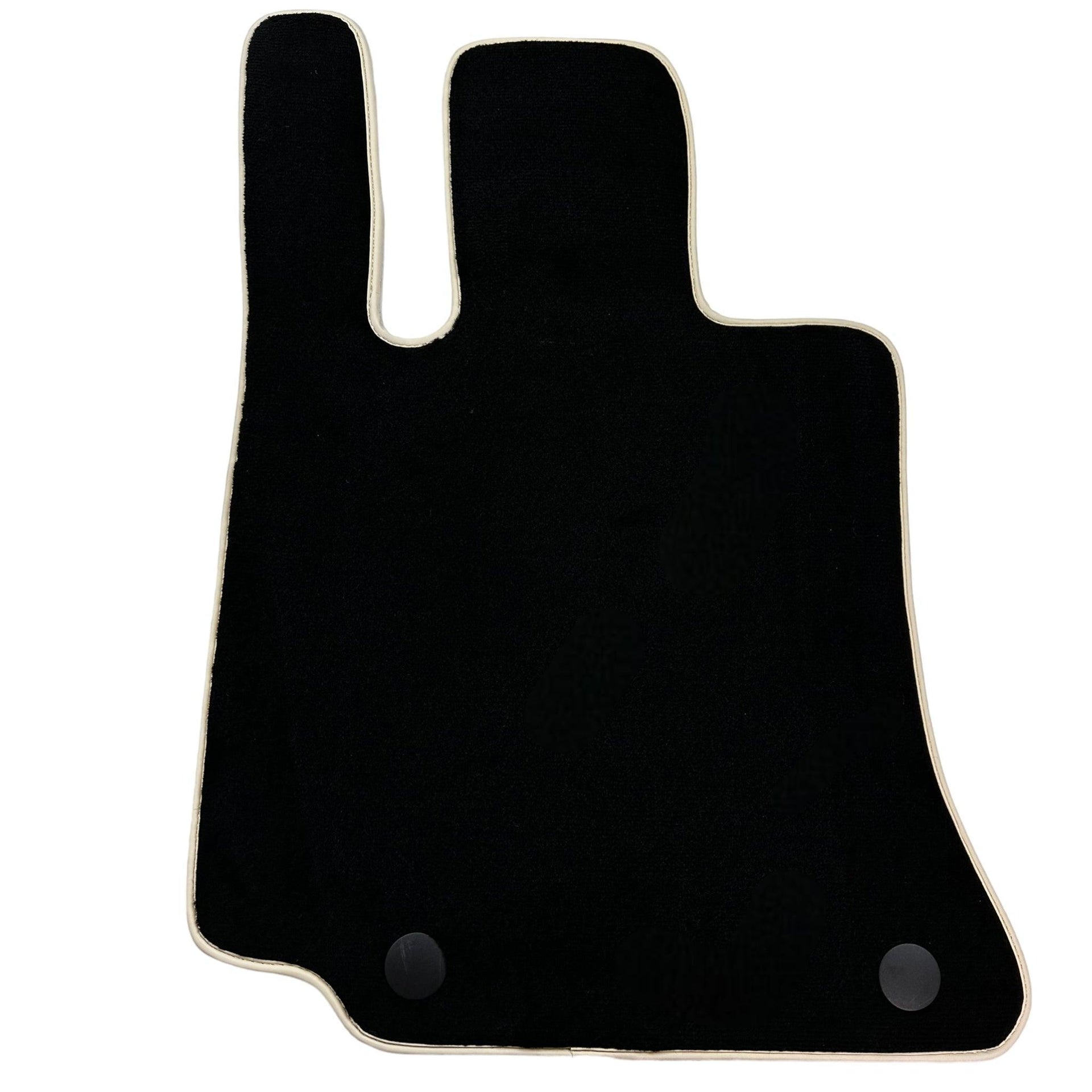 Black Floor Mats For Mercedes-Benz C Class W206 (2021-2023) Beige Trim - AutoWin