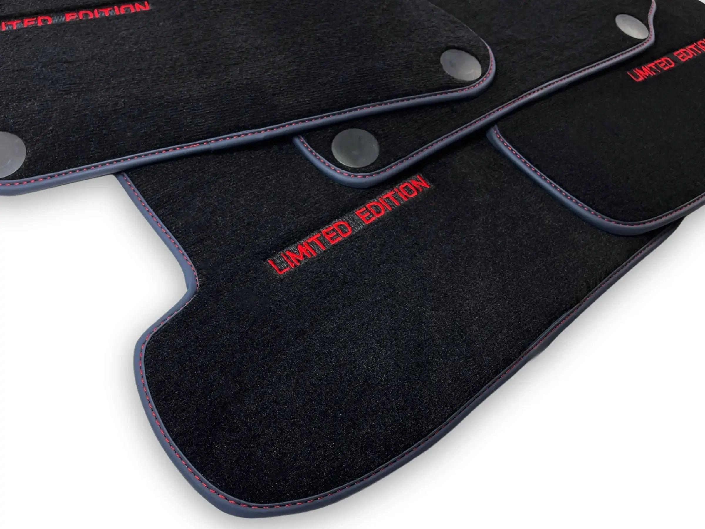 Black Floor Mats For Mercedes Benz E-Class A207 Convertible Facelift (2013-2017) | Limited Edition - AutoWin