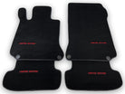 Black Floor Mats For Mercedes Benz E-Class W210 Sedan (1995-2002) | Limited Edition - AutoWin