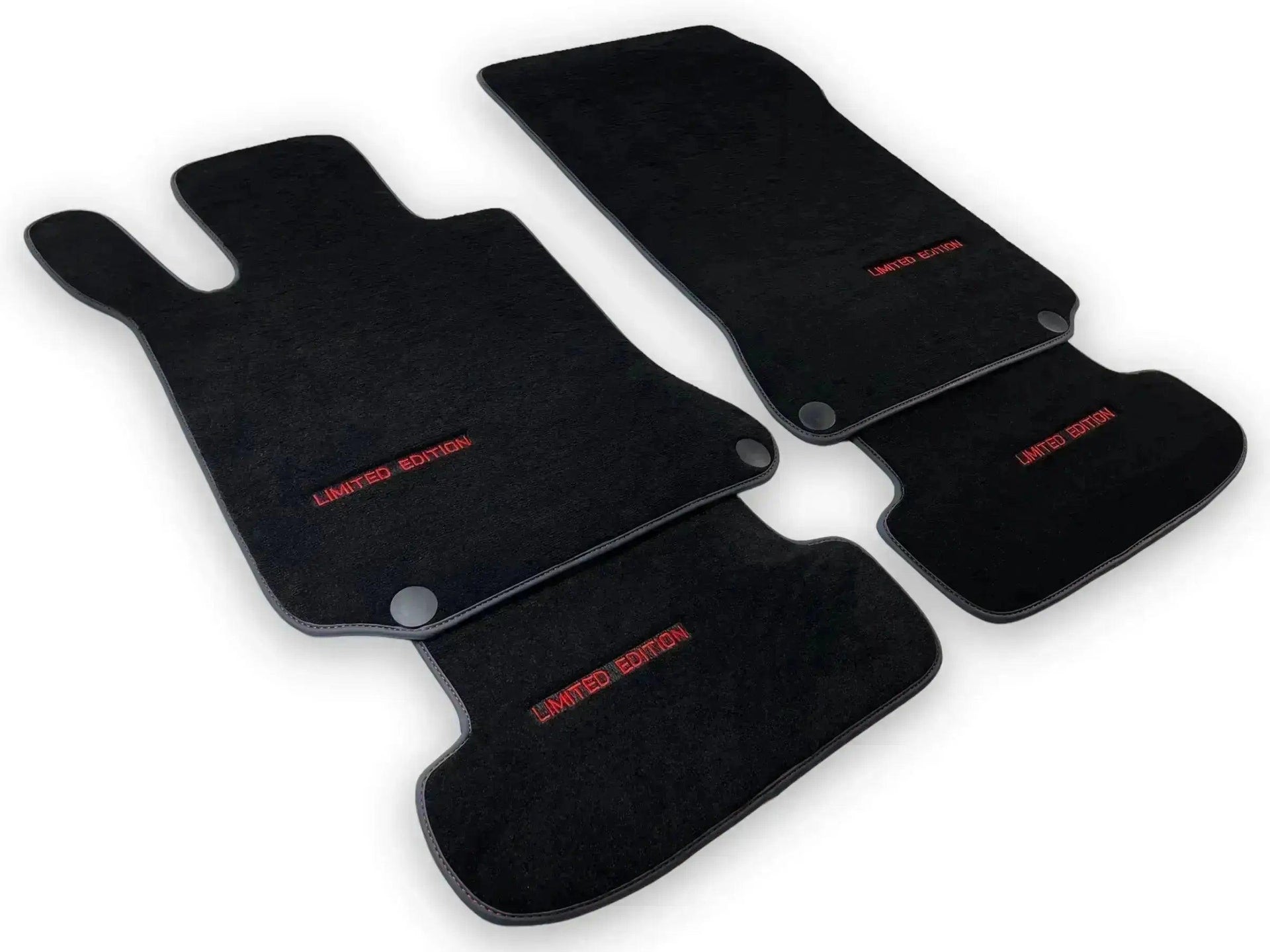 Black Floor Mats For Mercedes Benz GLC-Class C253 Coupe (2016-2019) | Limited Edition - AutoWin