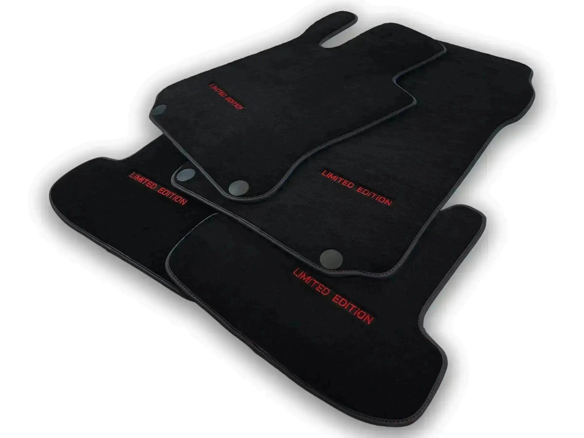 Black Floor Mats For Mercedes Benz GLE-Class C167 Coupe (2020-2023) | Limited Edition - AutoWin