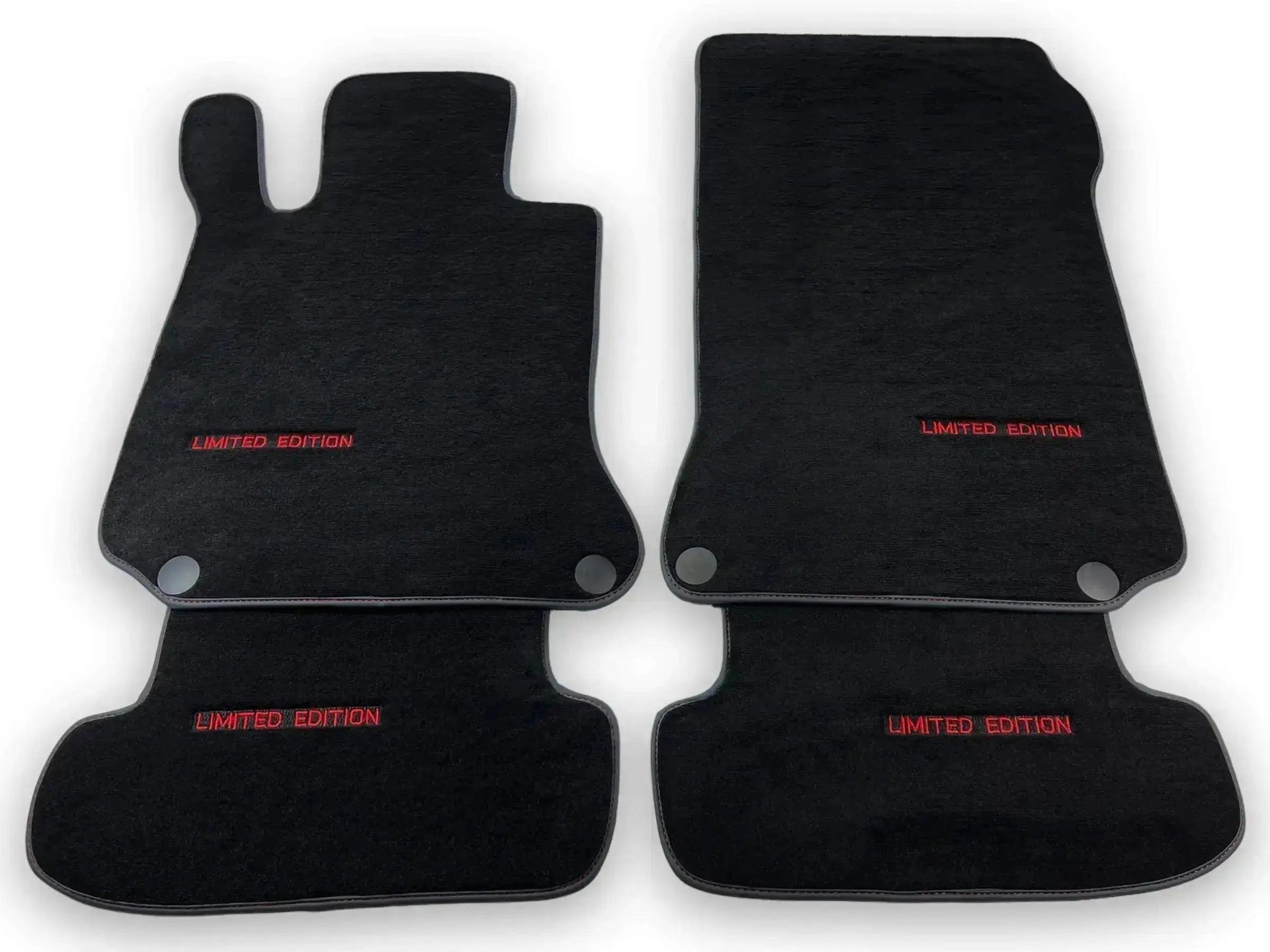 Black Floor Mats For Mercedes Benz S-Class W221 (2005-2013) Short Wheelbase | Limited Edition - AutoWin