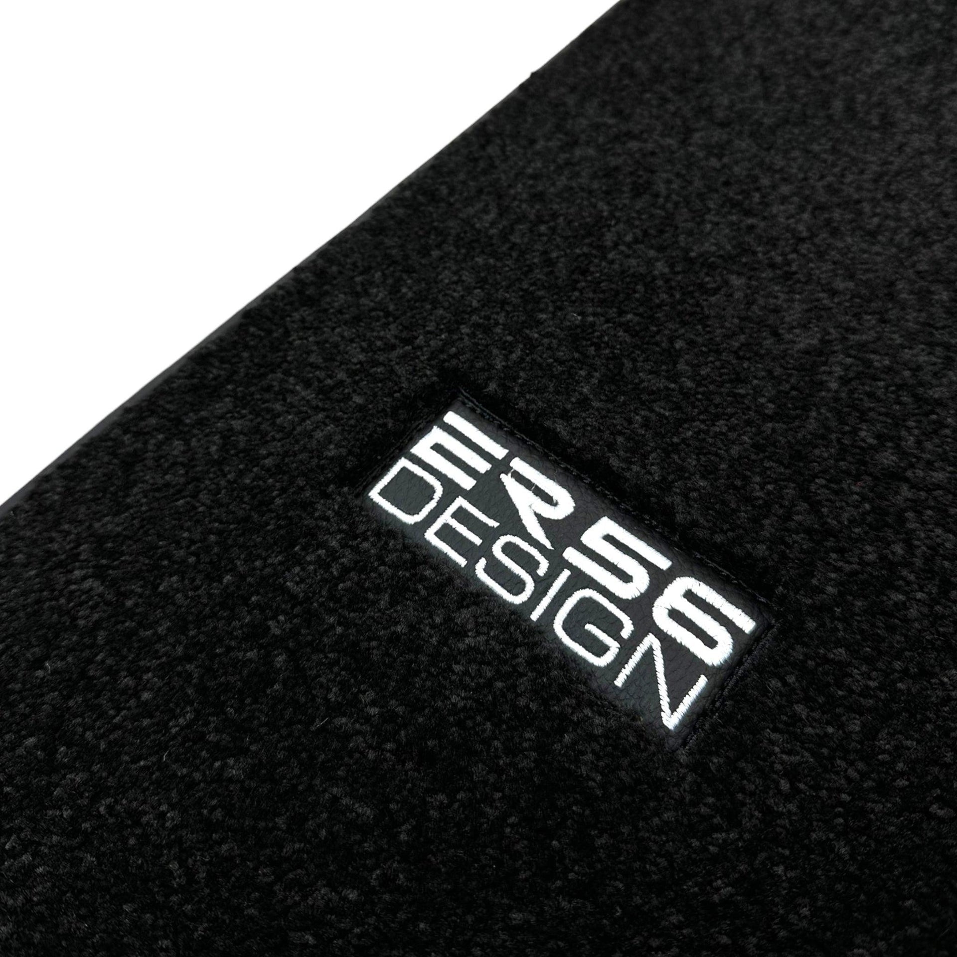 Black Luxury Floor Mats For Mercedes Benz E-Class W213 Sedan (2016-2020) Hybrid | ER56 Design - AutoWin