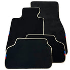 Black Mats For BMW 5 Series G30 | Beige Trim - AutoWin