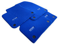 Blue Floor Mats for Audi A4 - B9 Allroad Quattro (2020-2024) | ER56 Design - AutoWin