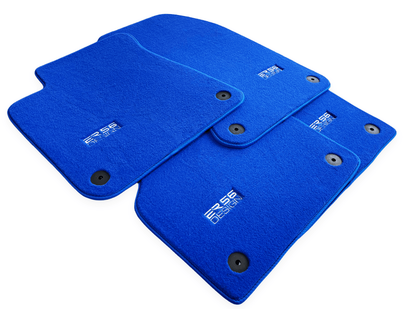 Blue Floor Mats for Audi A7 - C7 (2010-2018) | ER56 Design - AutoWin