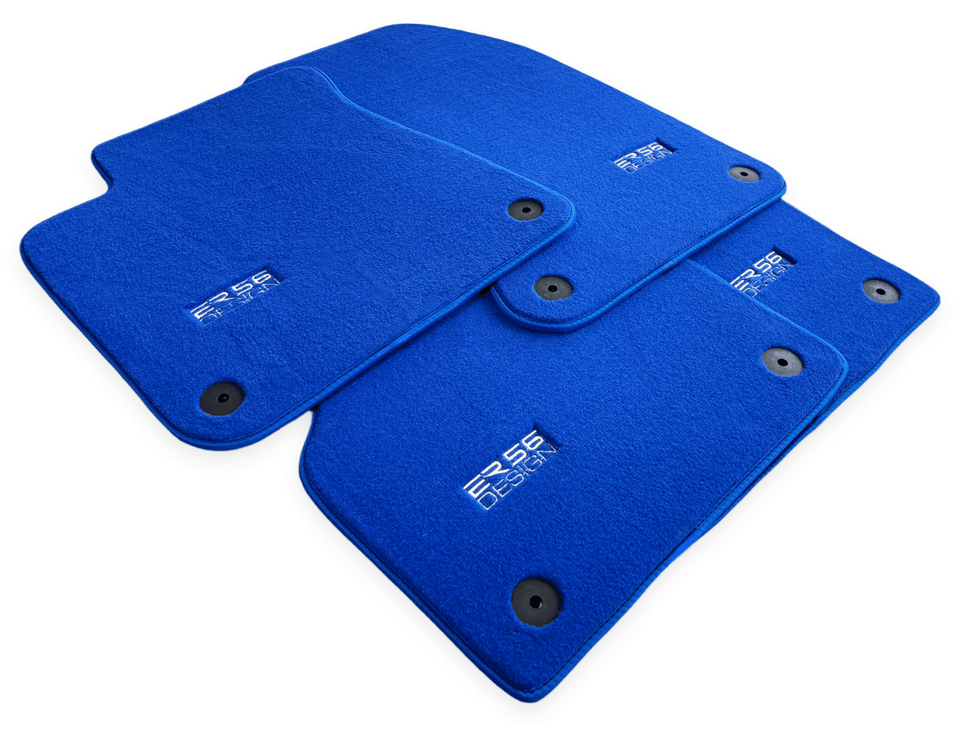 Blue Floor Mats for Audi A8 D5 Long (2017-2023) | ER56 Design - AutoWin