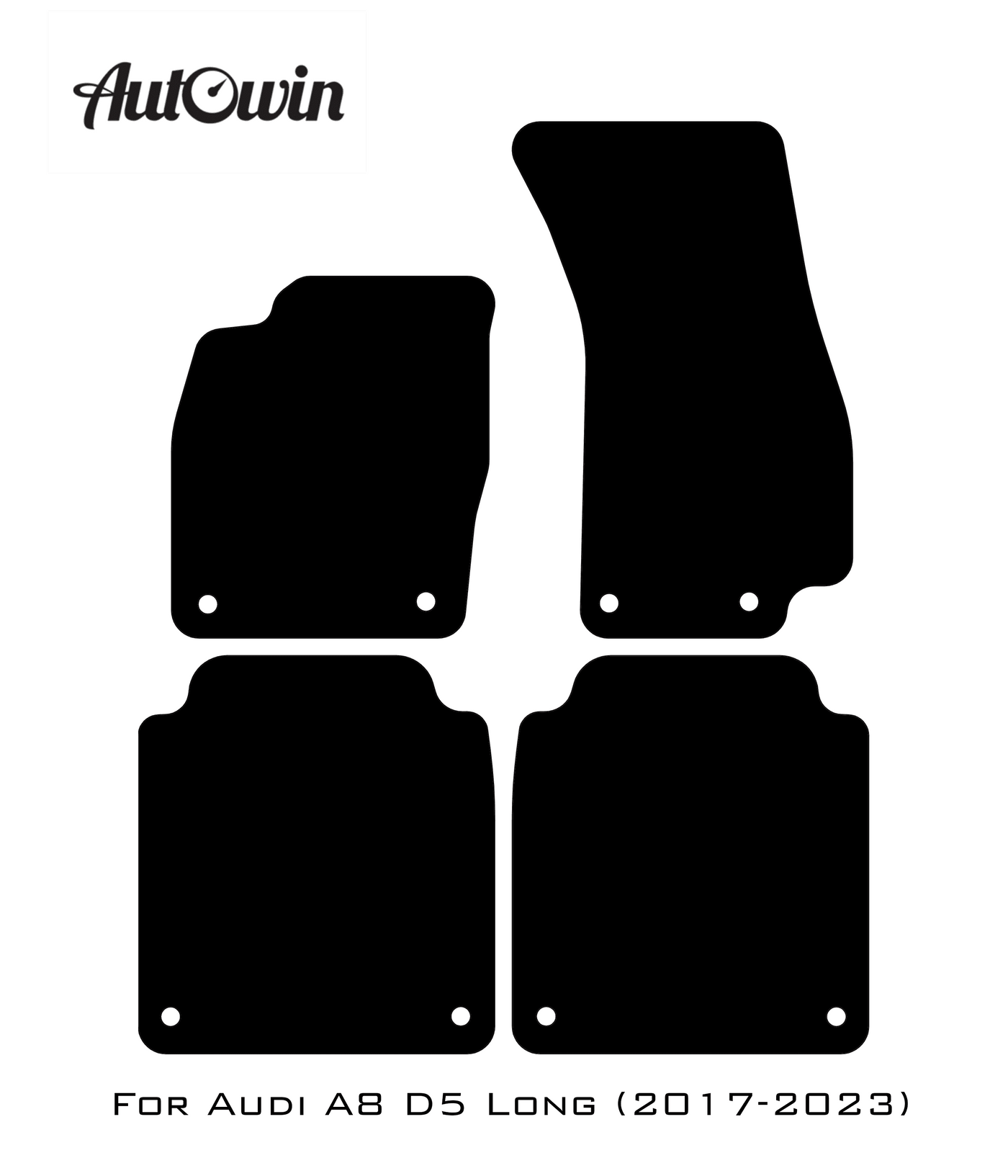 Blue Floor Mats for Audi A8 D5 Long (2017-2023) | ER56 Design - AutoWin